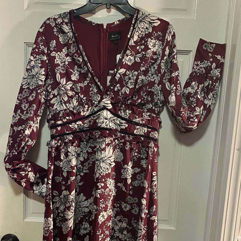 Joli print midi dress